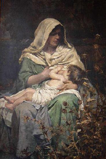 Henrique Bernardelli Motherhood Spain oil painting art
